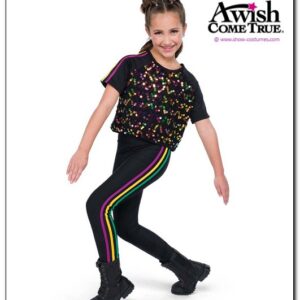 Black Sequin Hip Hop Sweat Suit