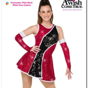 Customisable Sequin Swoop Dress